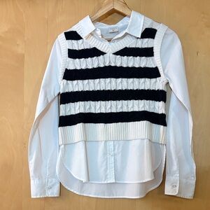 Abercrombie Kids White Collared Shirt